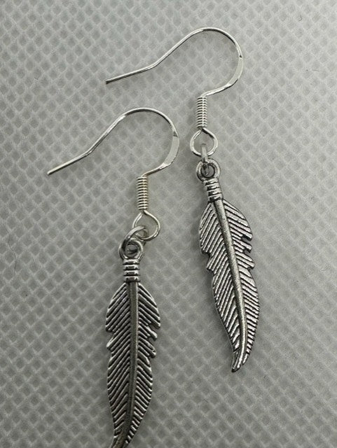 Feather earrings