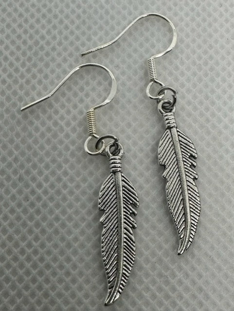 Feather earrings